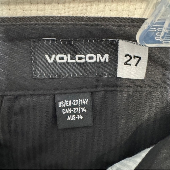 Volcom Vmonty Pant BY | Black Twill | Size 27 (14Y) | Straight Fit - Picture 6 of 9